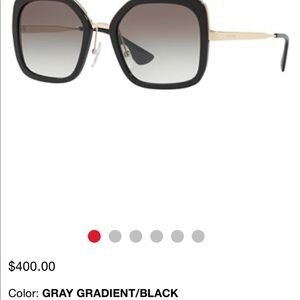 Prada SPR 57U black sunnies, excellent condition